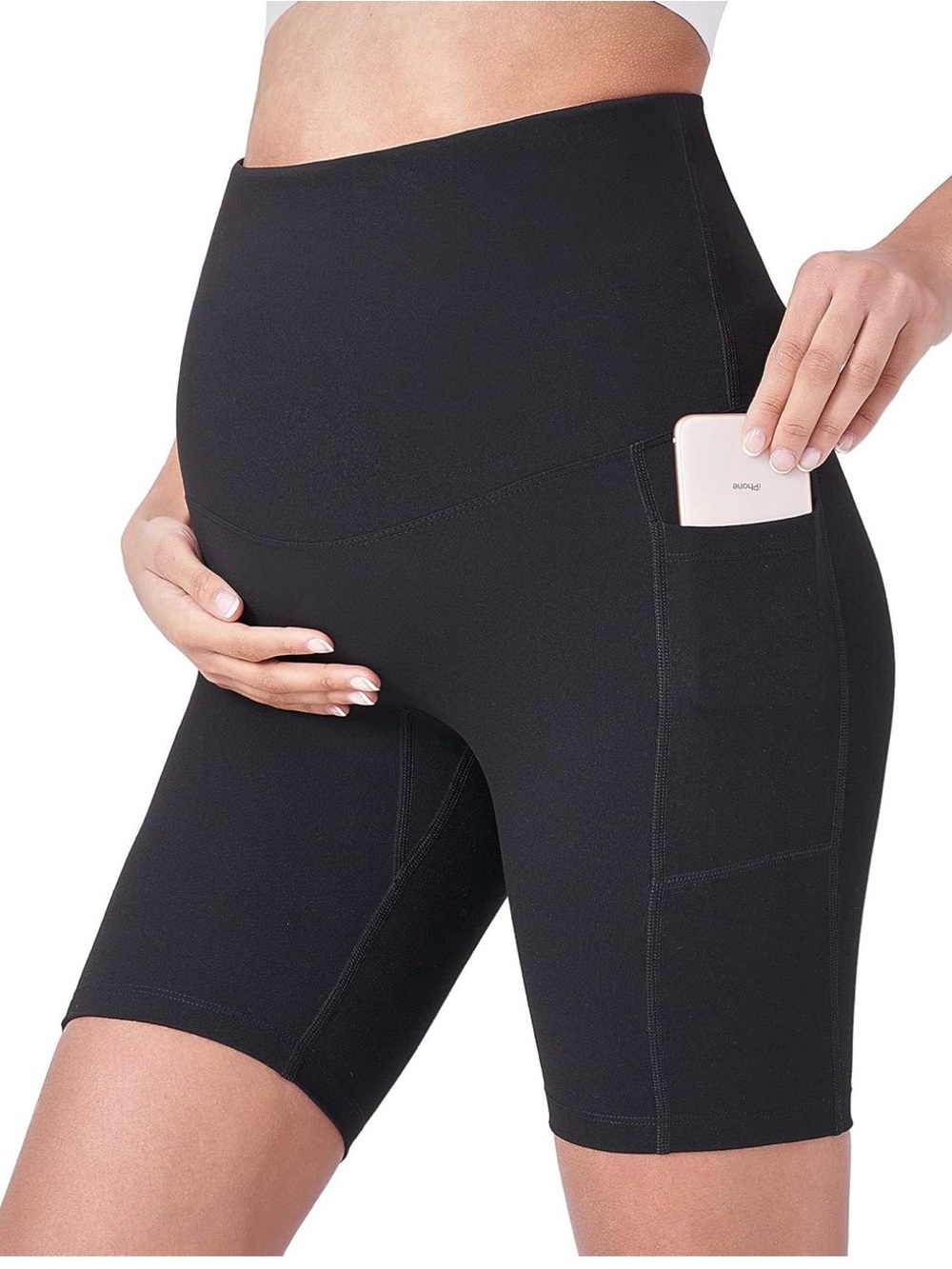 2 Pack Maternity Biker Shorts